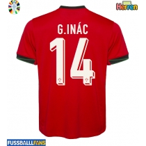 Portugal Goncalo Inacio #14 Heimtrikot EM 2024 Kurzarm